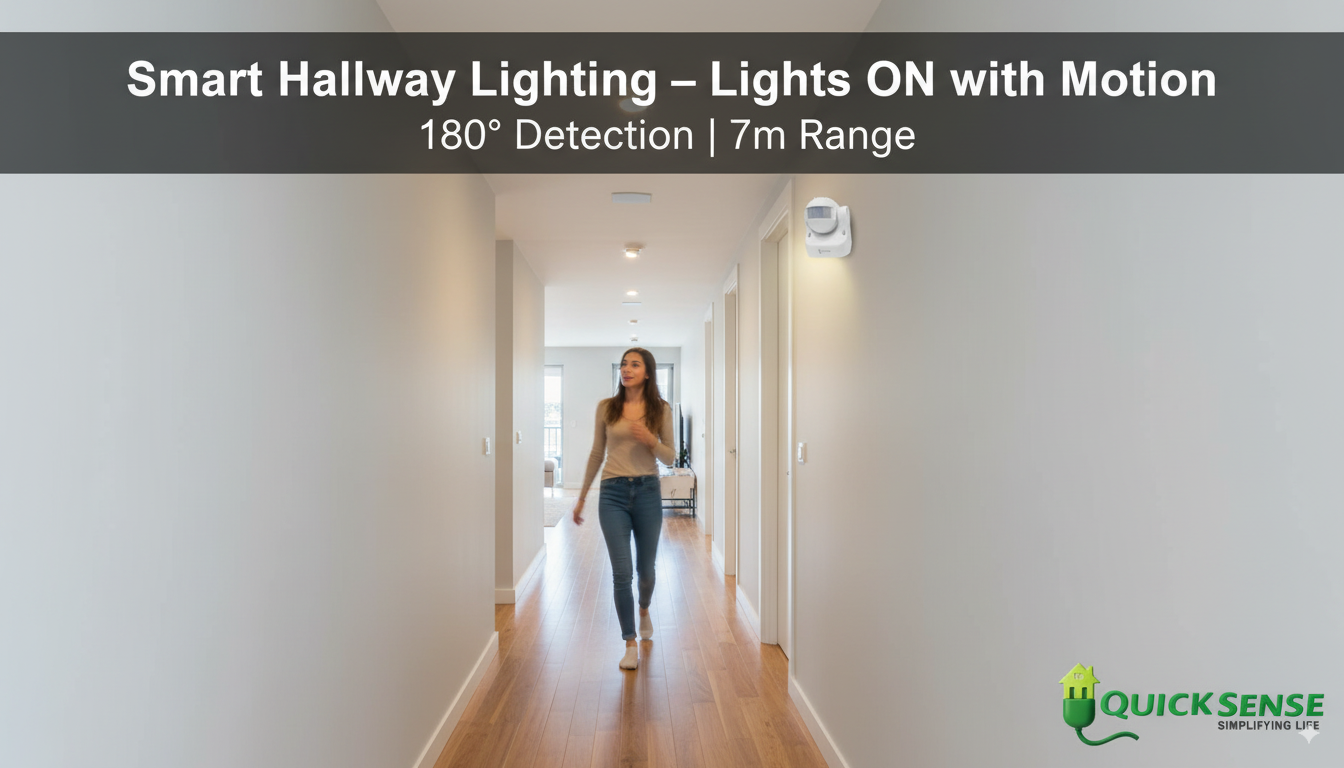 Wall Mount PIR Sensor Qs-09 B2B