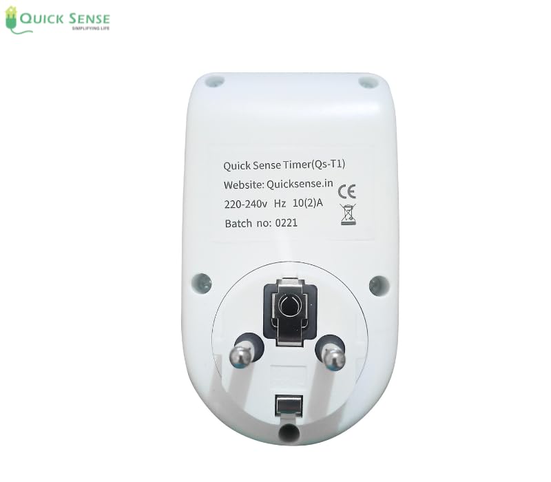 Quick Sense Programmable Digital Timer Plug with Day Night Sensor