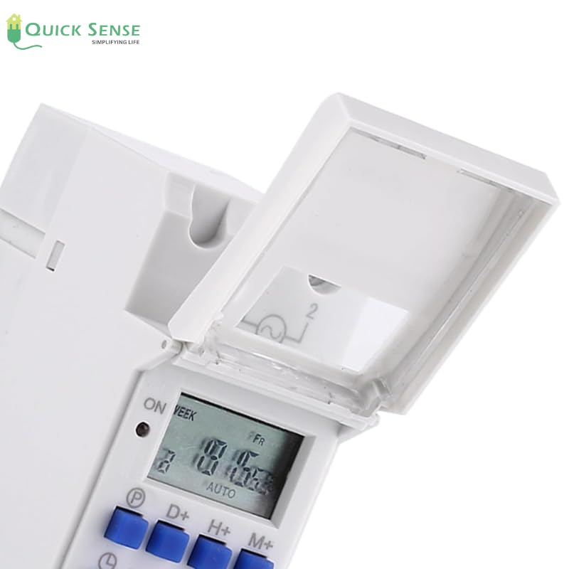 Quick Sense QS-T3 DIN Rail Programmable 24x7 Digital Timer Switch