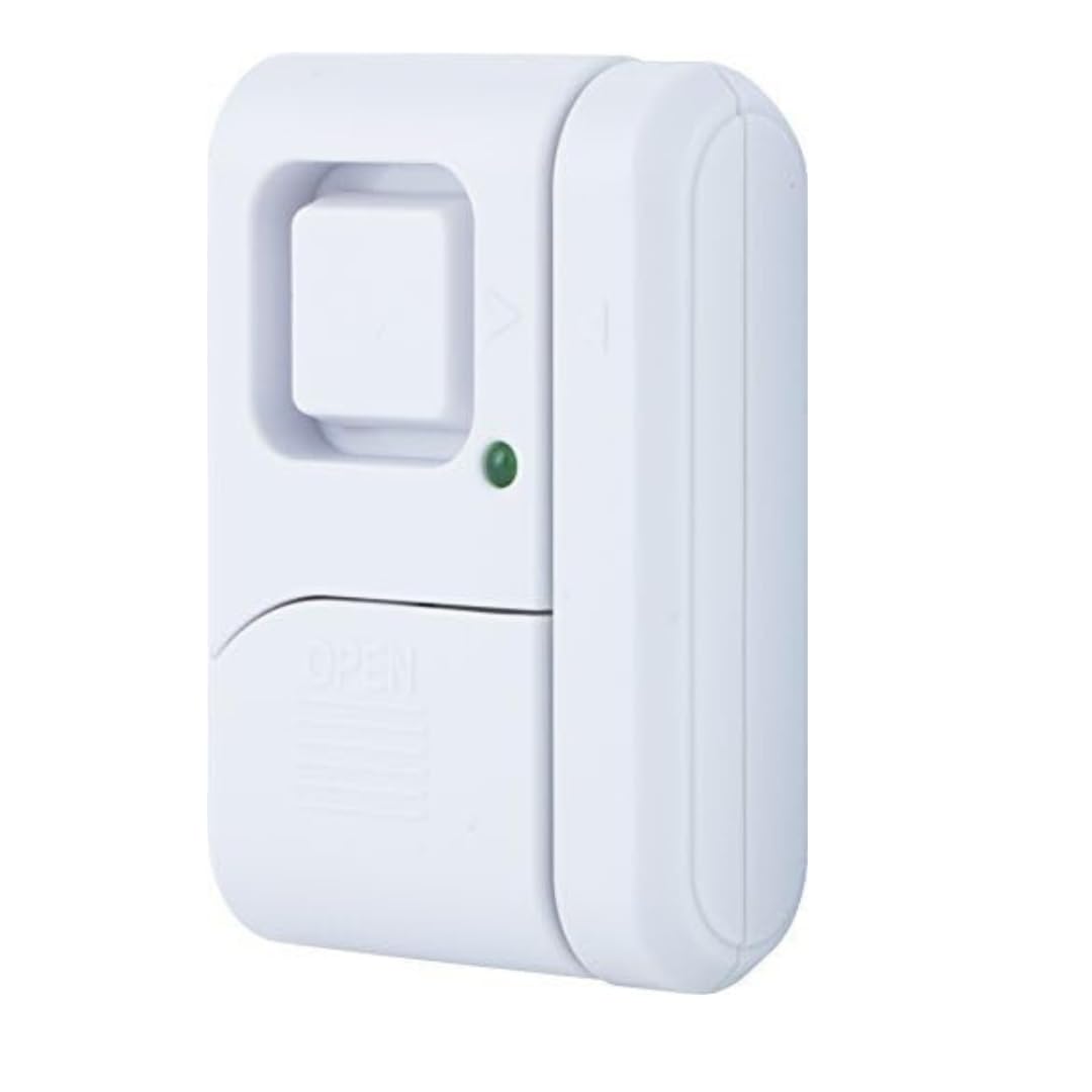 Quick Sense 120dB Magnetic Door Window Alarm - Battery-Powered Security