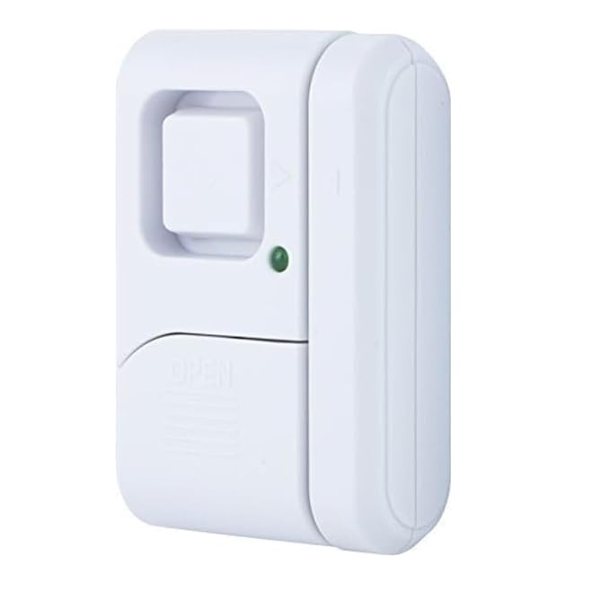Quick Sense 120dB Magnetic Door Window Alarm - Battery-Powered Security