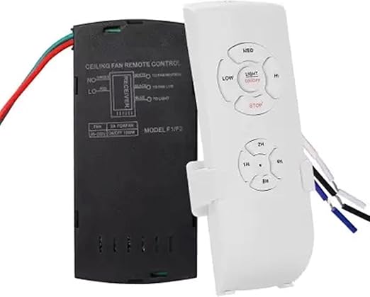 Quick Sense QS-RF02 Wireless Ceiling Fan and Light Controller Kit