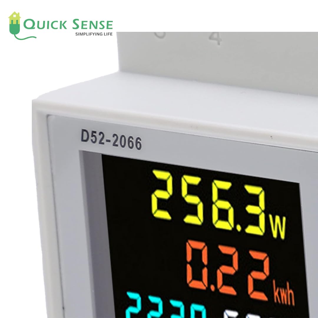 Quick Sense WiFi Single-Phase 6-in-1 Energy Meter 100A