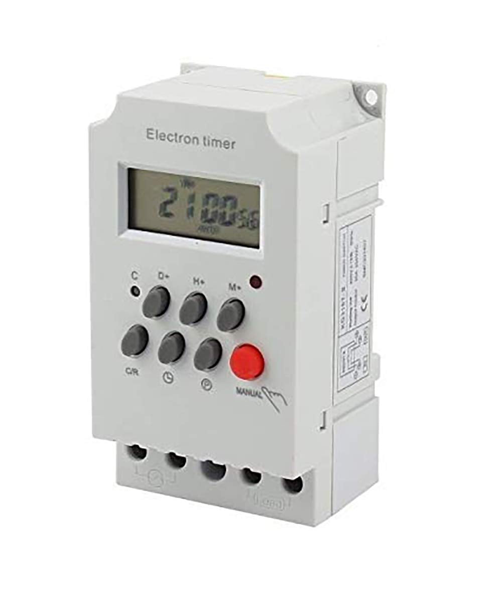 Quick Sense QS-T10 DIN-Rail Digital Timer Switch 220V 25A
