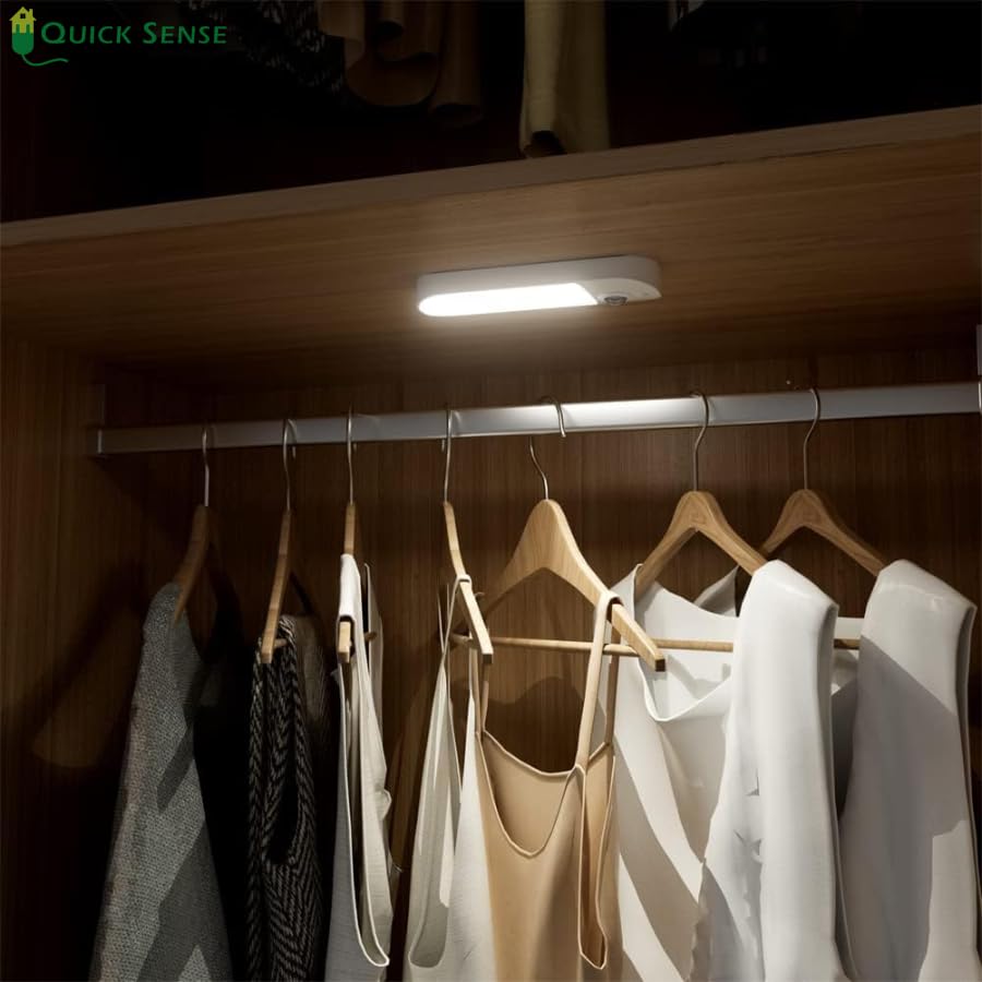 Quick Sense Rechargeable Motion Sensor LED Night Light USB-Powered Magnetic