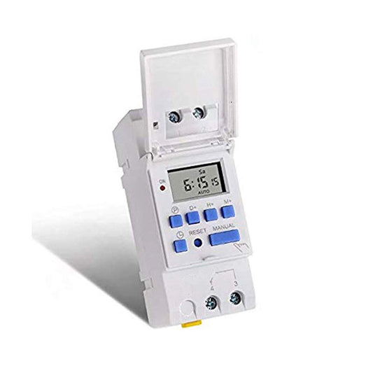 Quick Sense QS-T3 DIN-Rail 7-Day Programmable Digital Timer Switch