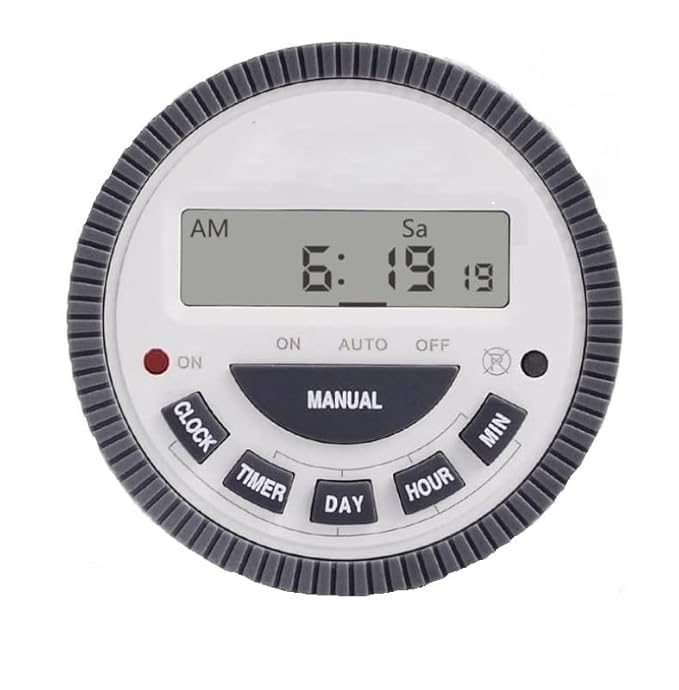 REVALS Frontier Digital Timer 5-Pin 30A Programmable LCD Switch