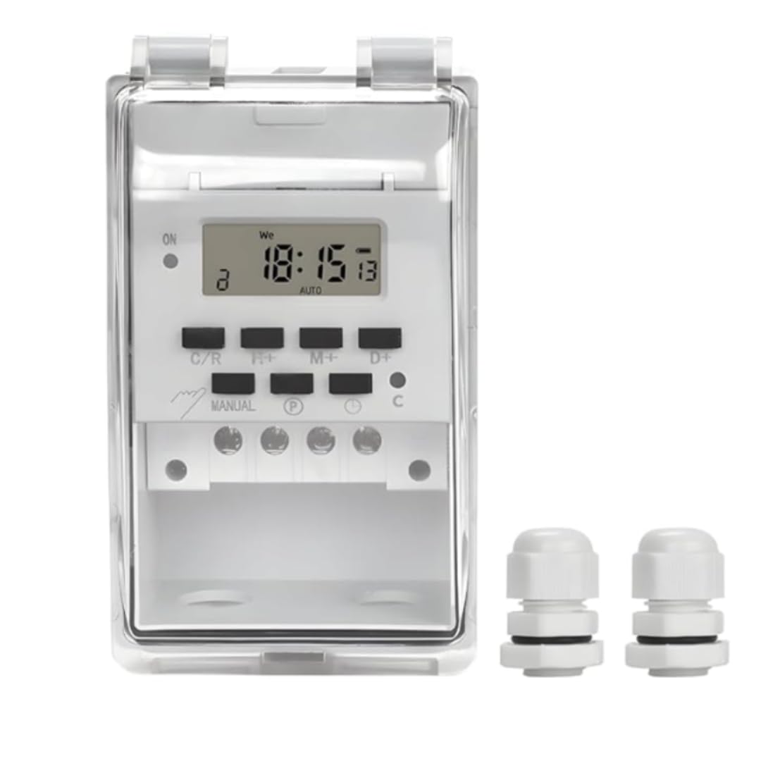 Quick Sense 30A DIN Rail Programmable Timer Switch Relay IP65