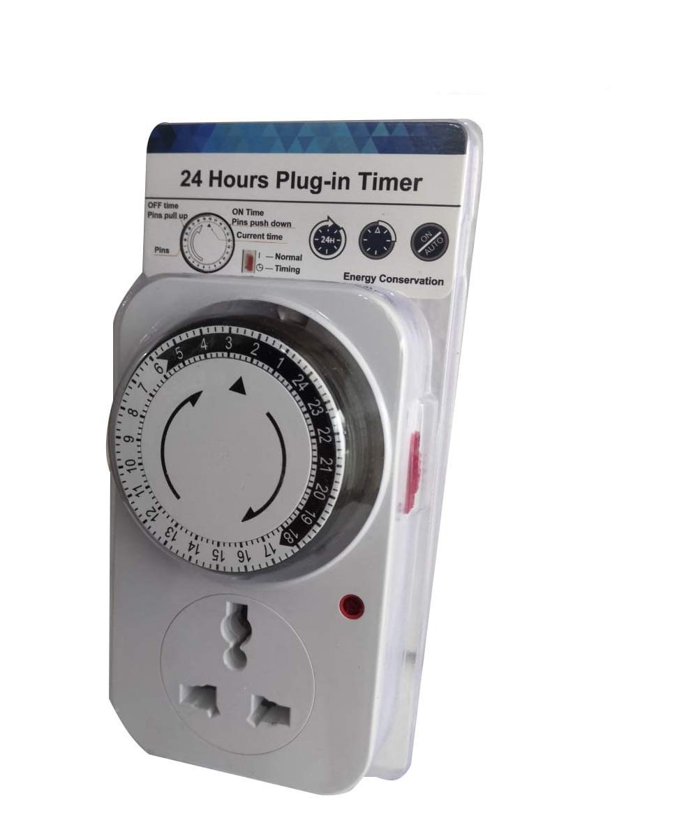 Quick Sense 24-Hour Mechanical Plug-in Timer Switch 230V 16A