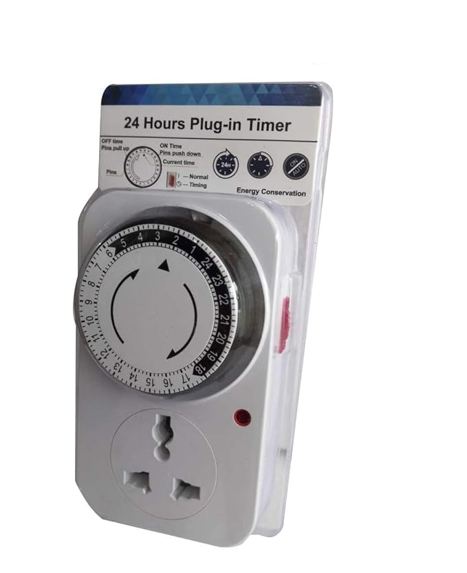 Quick Sense 24-Hour Mechanical Plug-in Timer Switch 230V 16A