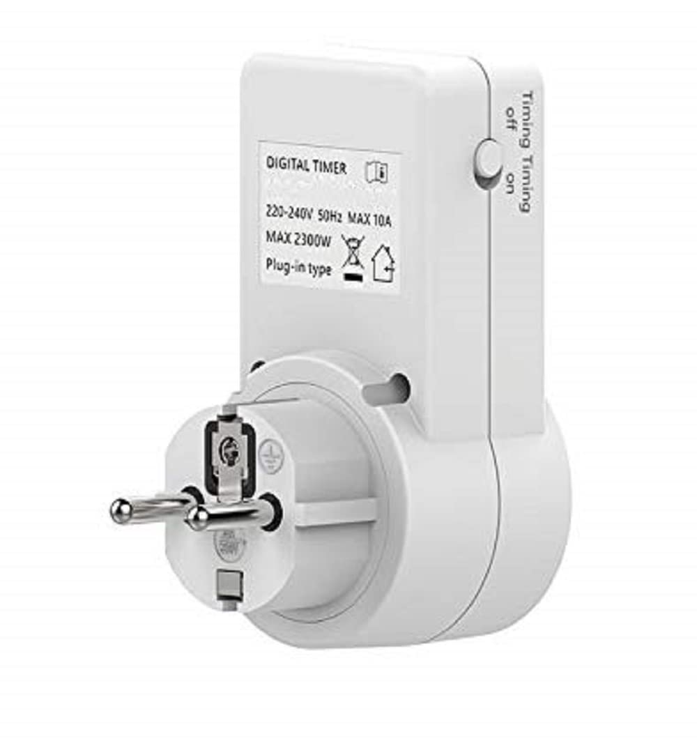 Quick Sense QS-T9 230V Plug-In Countdown Off-Delay Timer Socket