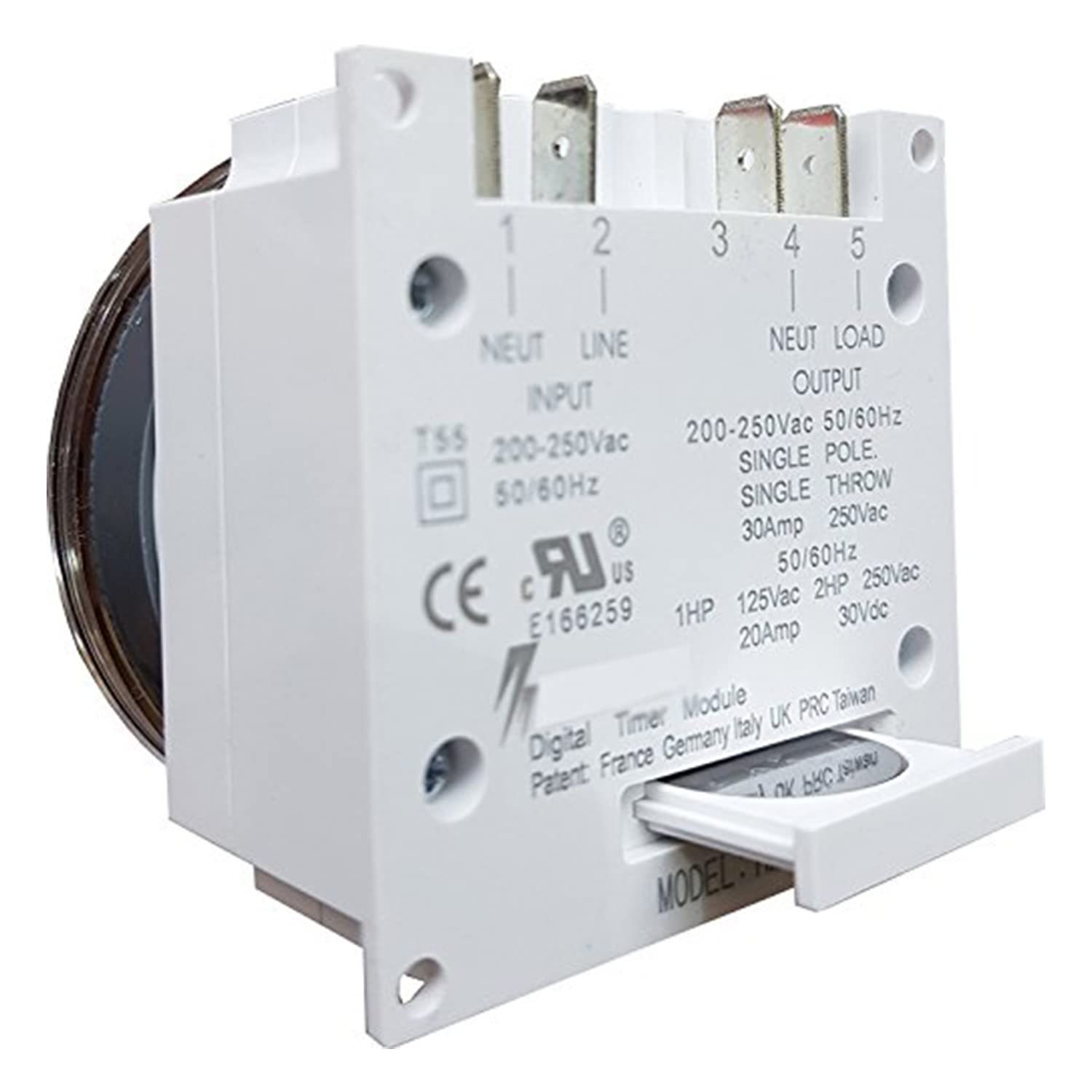 Quick Sense TM-619 30A Programmable Digital Countdown Timer Switch 220V