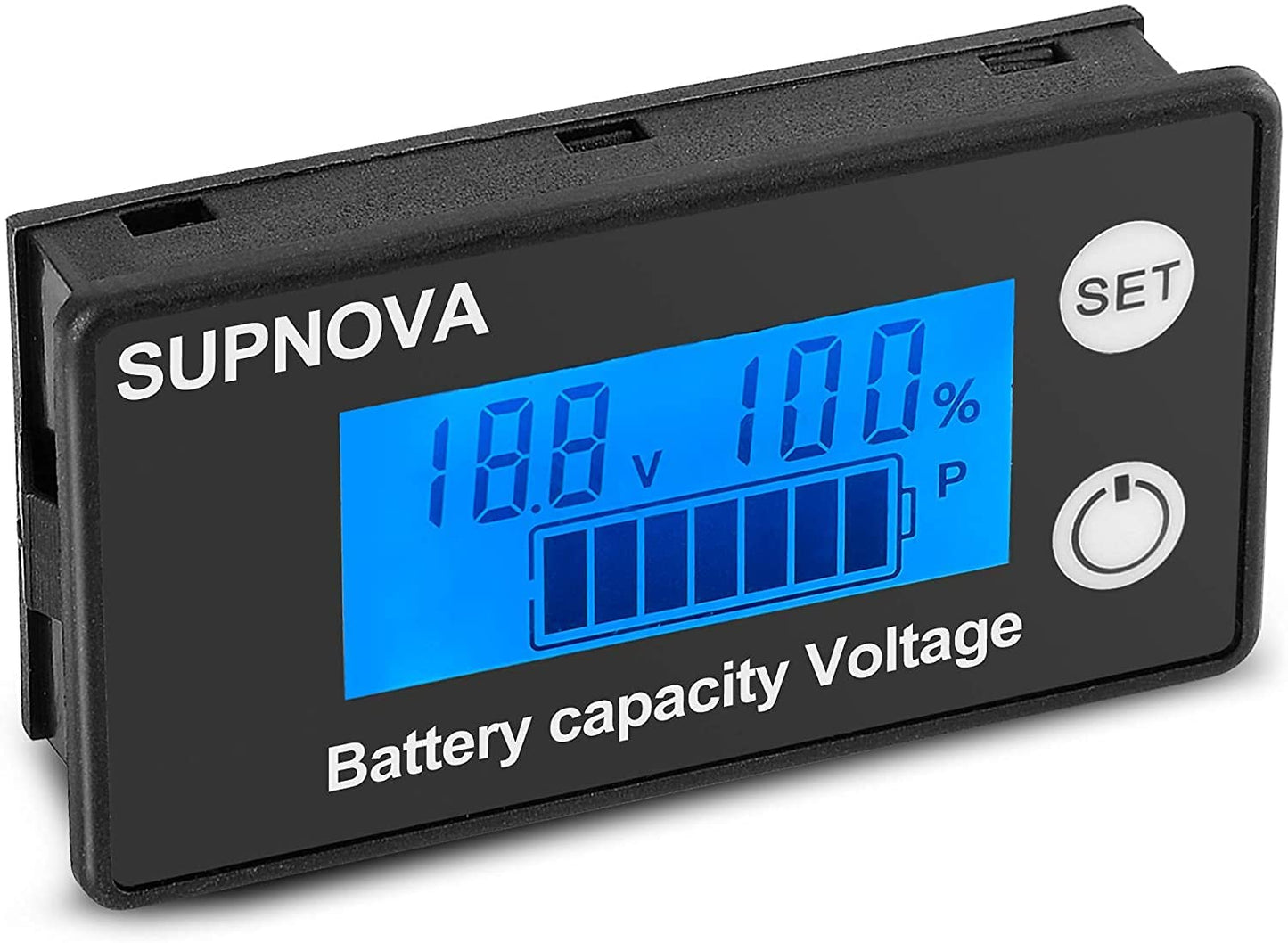 Quick Sense 8-70V LCD Battery Capacity Indicator Voltmeter Monitor