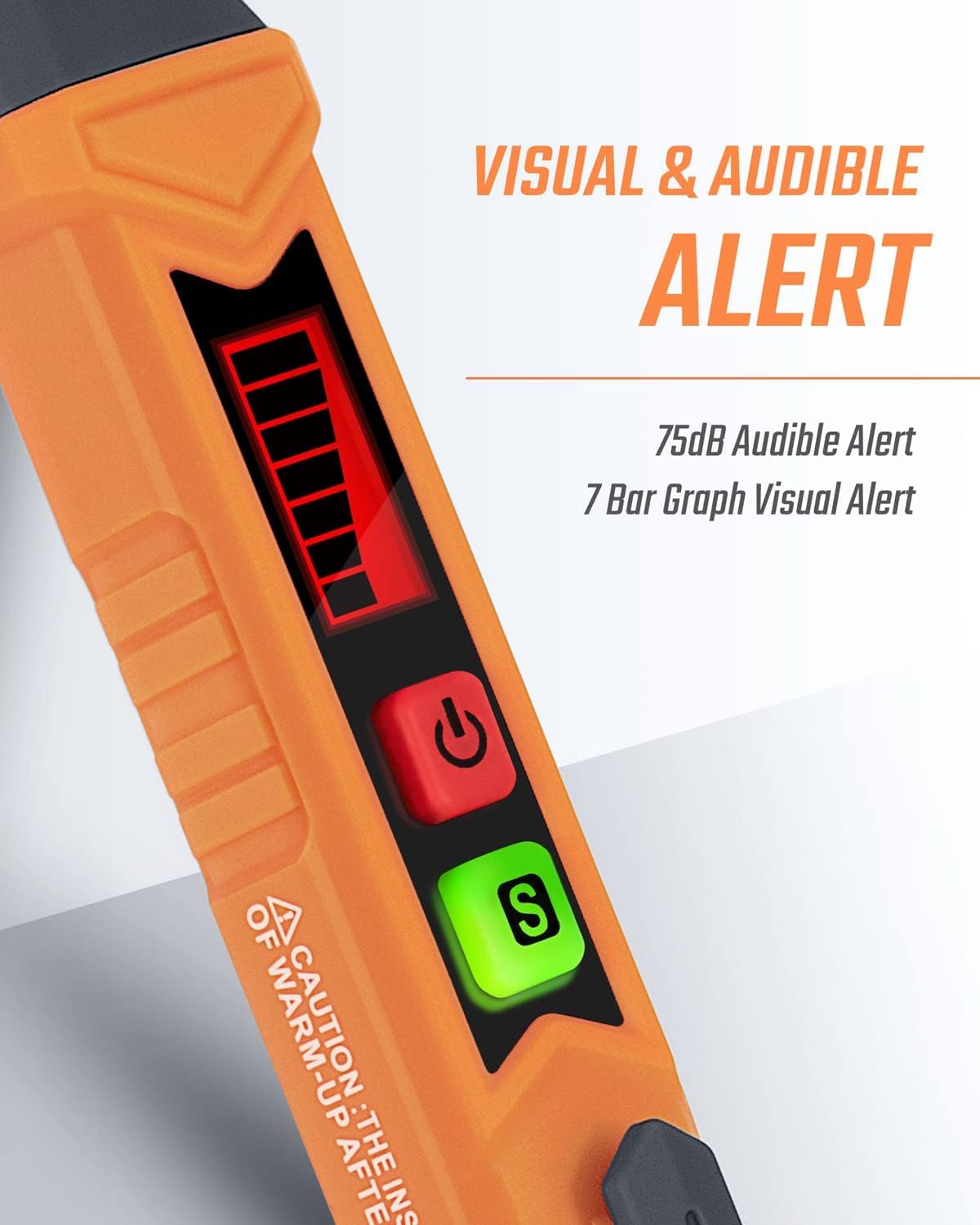 Portable Natural Gas Leak Detector with Audible and Visual Alarm