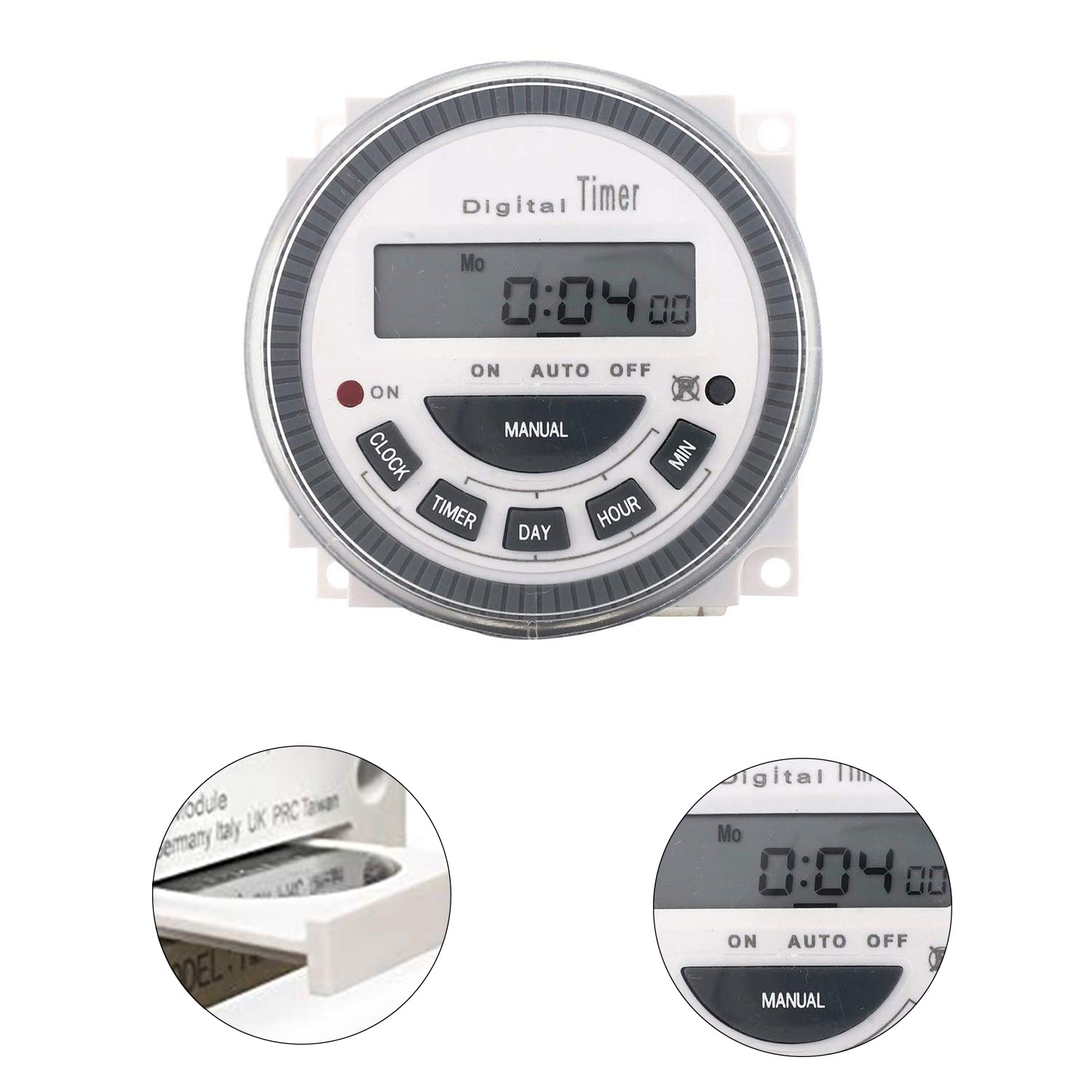 Quick Sense 5-Pin Digital Programmable Timer Switch 220V Relay