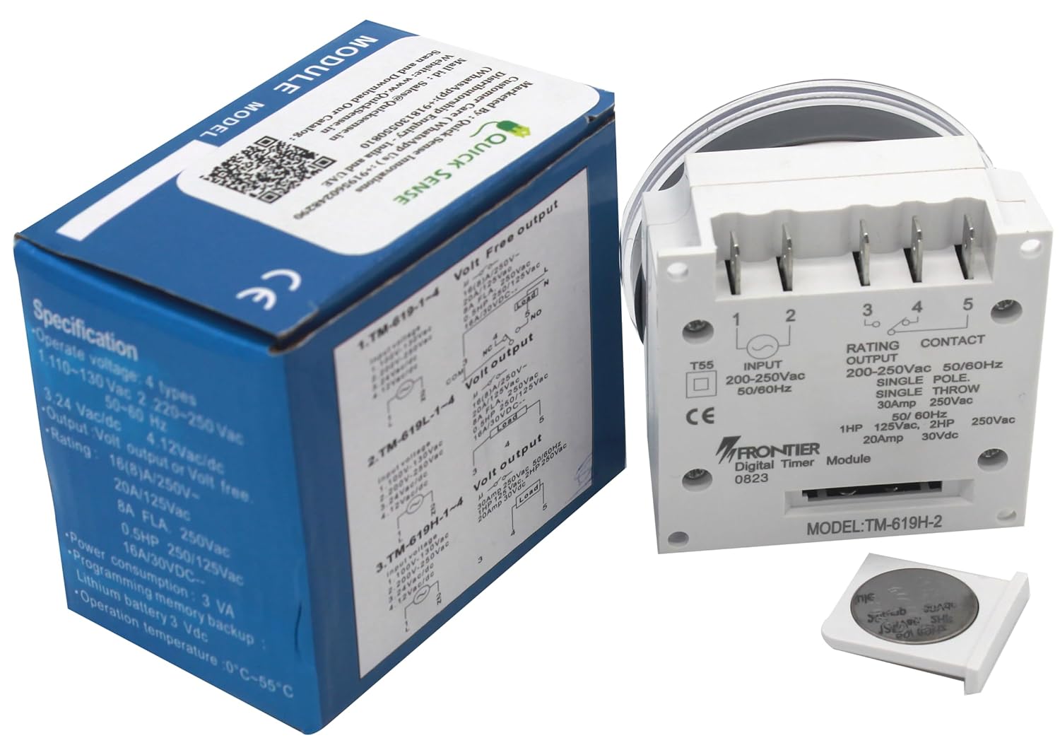 Quick Sense 5-Pin Digital Programmable Timer Switch 220V Relay