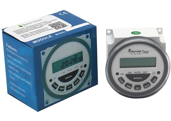 Quick Sense 5-Pin Digital Programmable Timer Switch 220V Relay