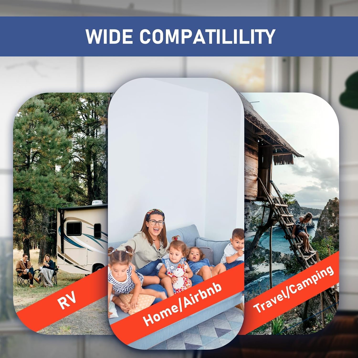 Quick Sense 4-in-1 Carbon Monoxide Gas Detector with HD