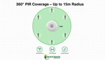 Ceiling Mount PIR Sensor Qs-08B B2B