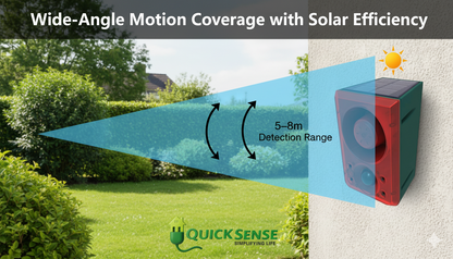 Solar Motion Sensor Alarm QS-MSA01