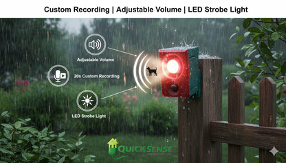 Solar Motion Sensor Alarm QS-MSA01