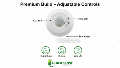 Ceiling Mount PIR Sensor Qs-08B B2B