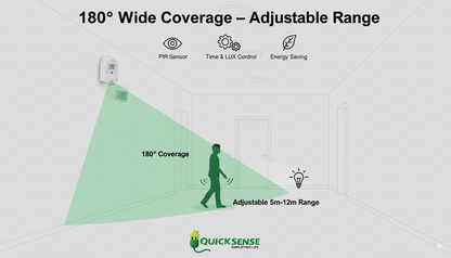 Wall Mount PIR Sensor Qs-11 B2B