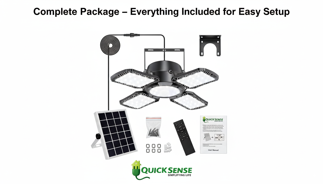 Solar Motion Sensor Light QS-SSL01 B2B