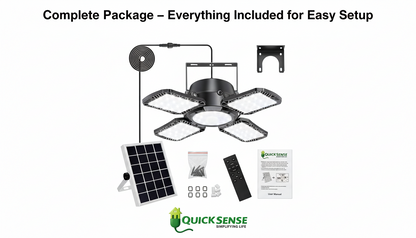 Solar Motion Sensor Light QS-SSL01 B2B