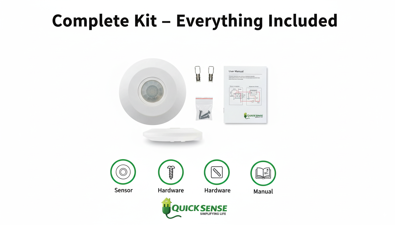 Ceiling Mount PIR Sensor Qs-08B B2B