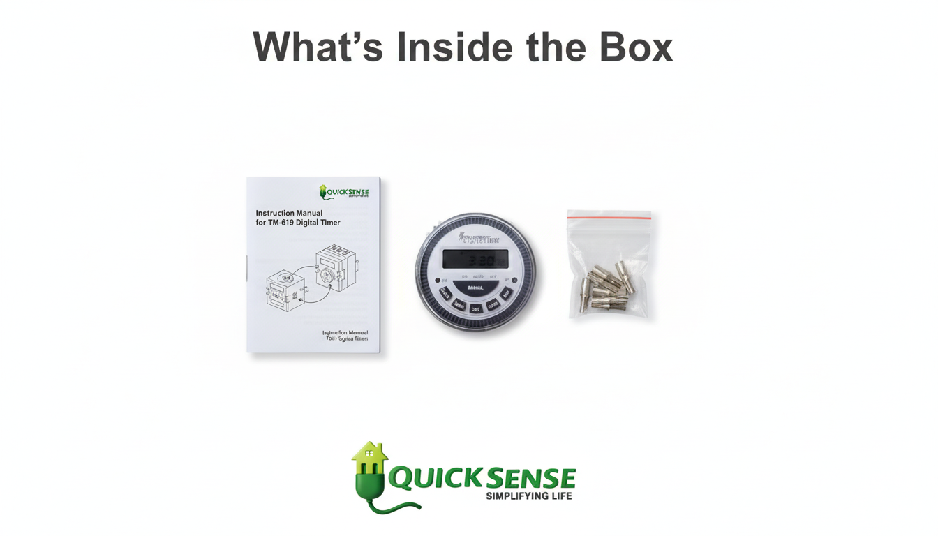 Timer Switch QS-619-12V-5PIN B2B