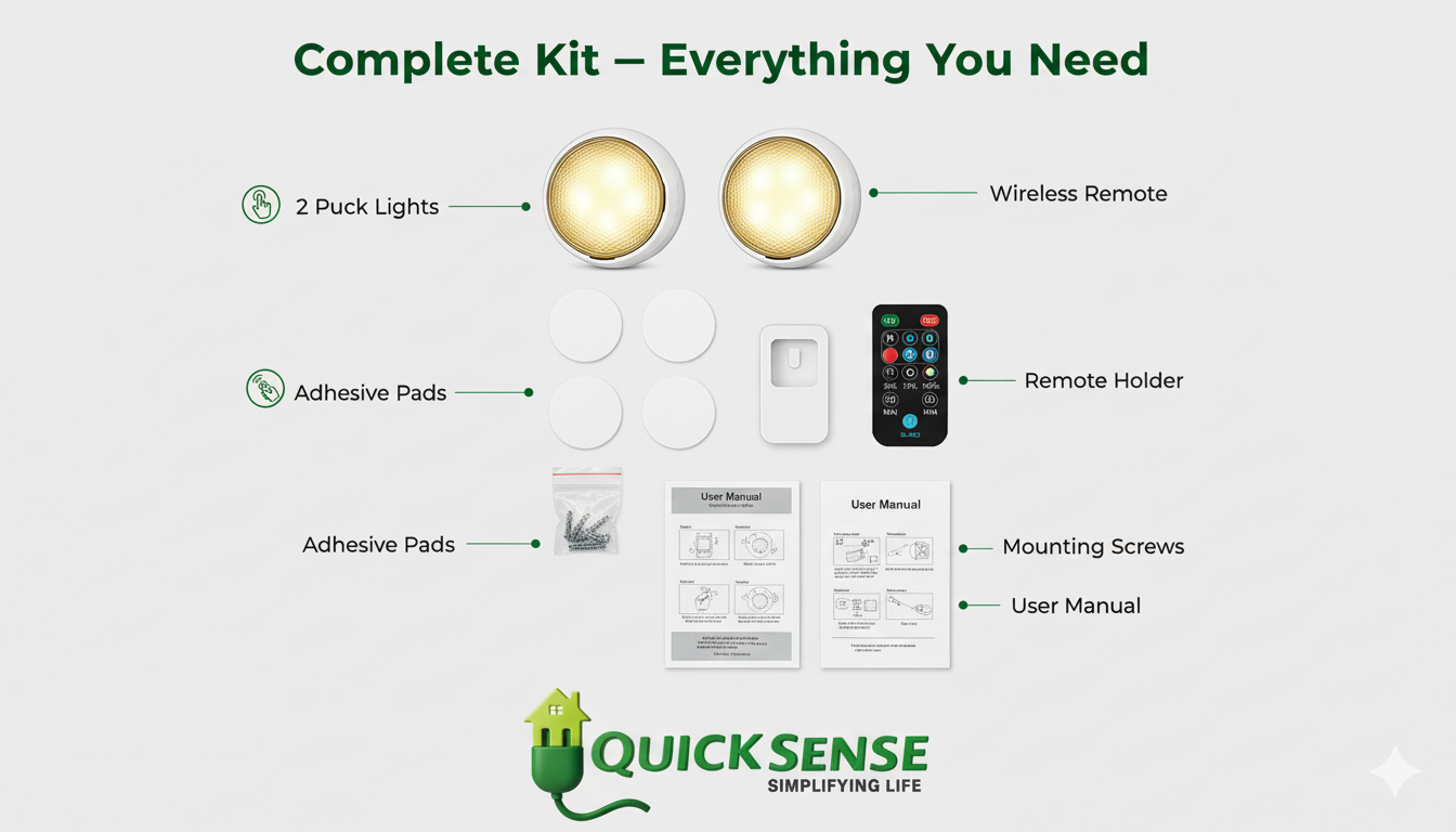 Color Changing Closet Fixture with Remote B2B