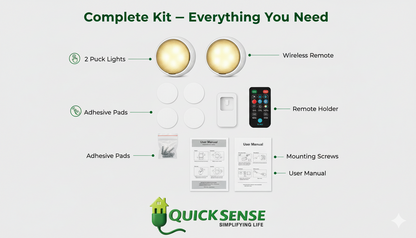 Color Changing Closet Fixture with Remote B2B