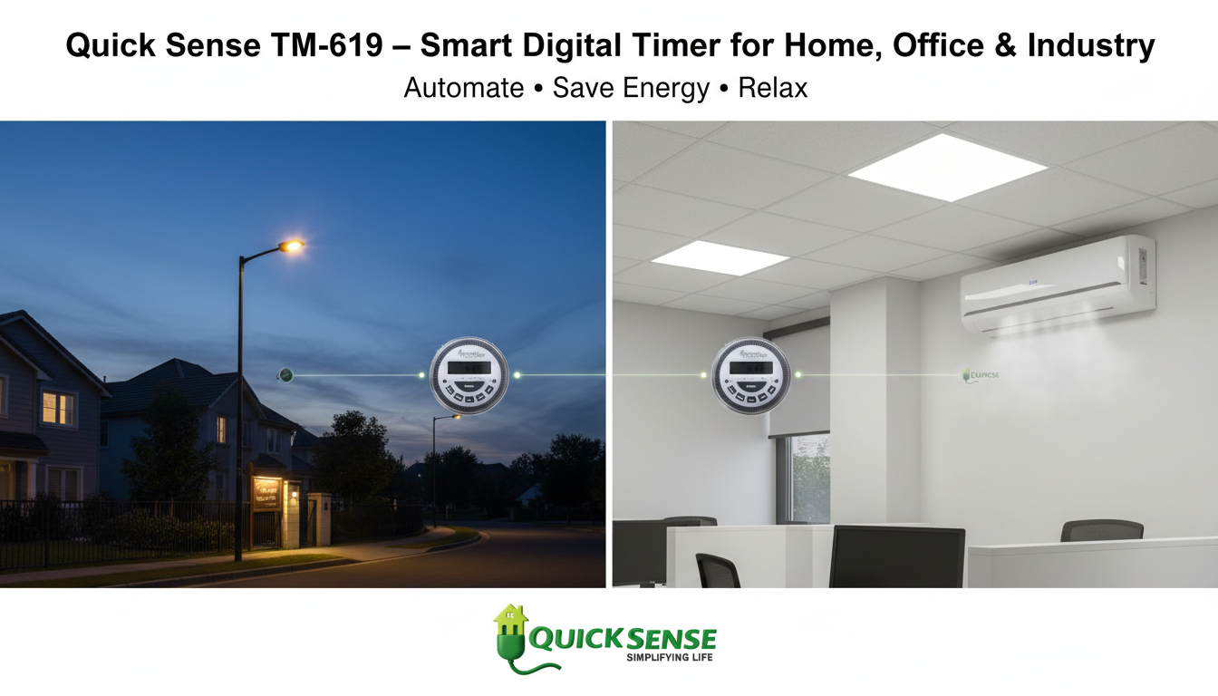 Timer Switch QS-619-12V-5PIN B2B