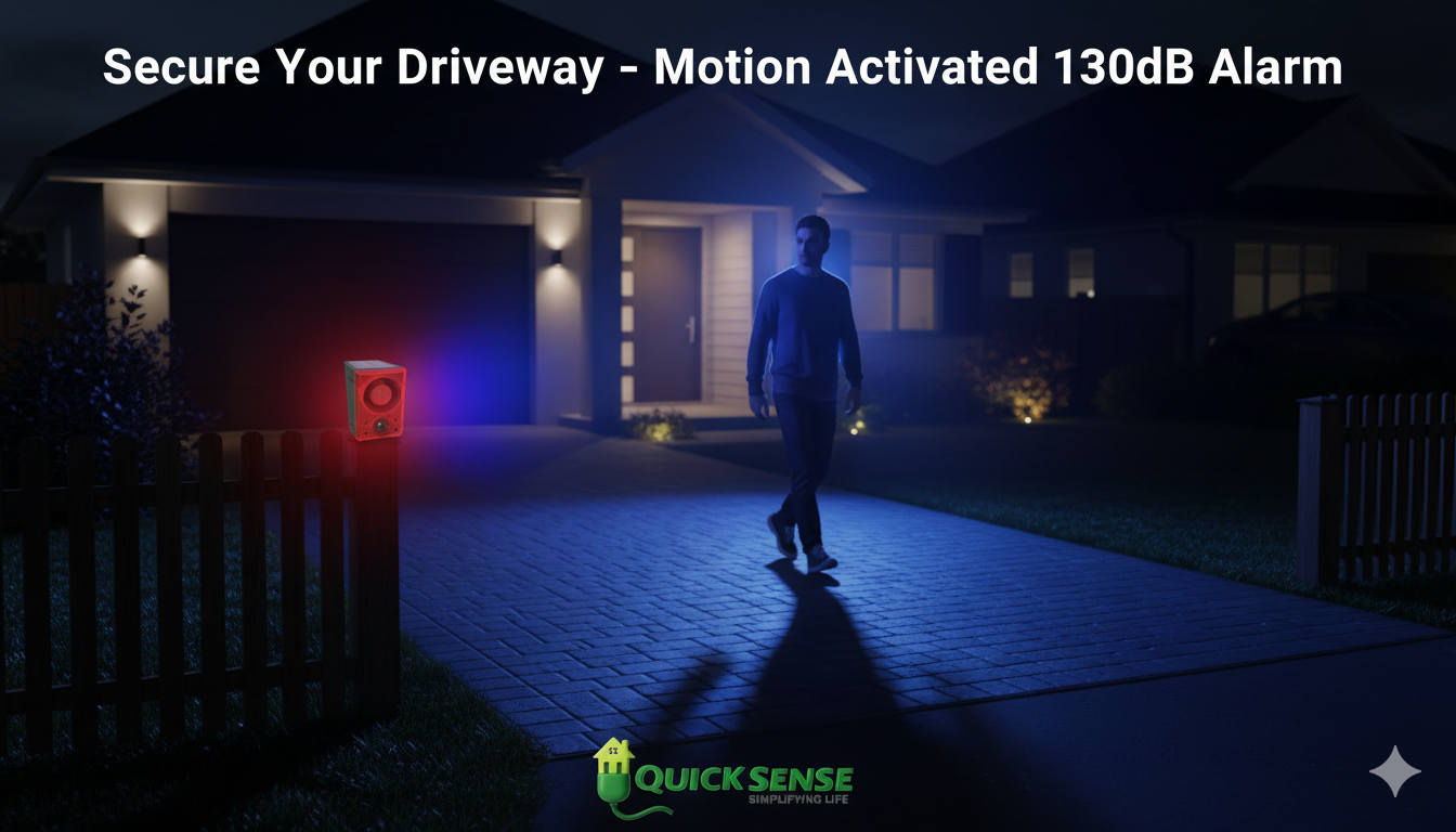 Solar Motion Sensor Alarm QS-MSA01