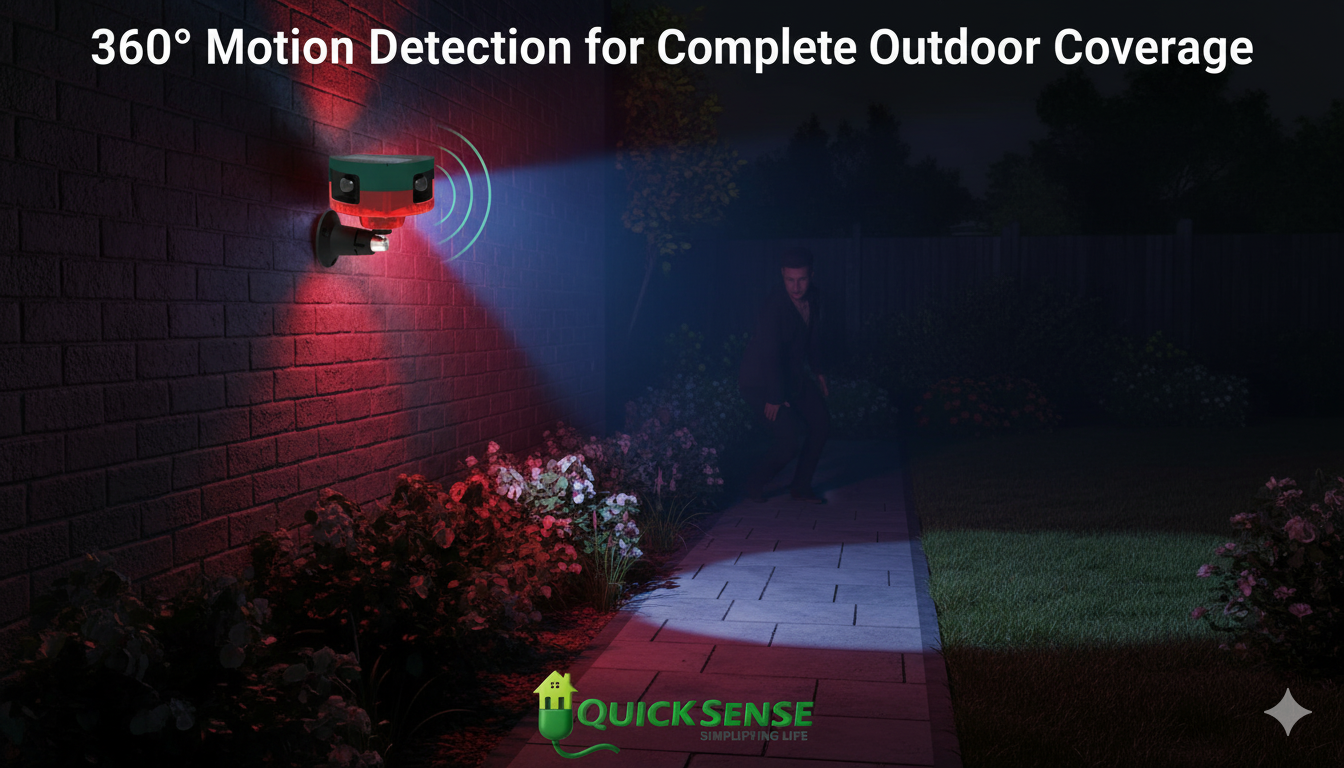 Solar Motion Sensor Alarm QS-MSA02