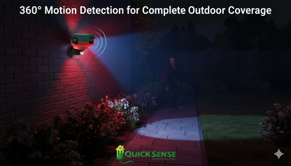 Solar Motion Sensor Alarm QS-MSA02
