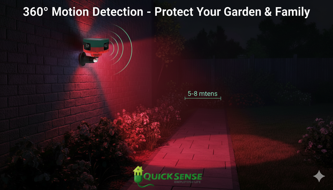Solar Motion Sensor Alarm QS-MSA02