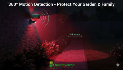 Solar Motion Sensor Alarm QS-MSA02 B2B