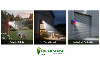 Solar Motion Sensor Alarm QS-MSA01