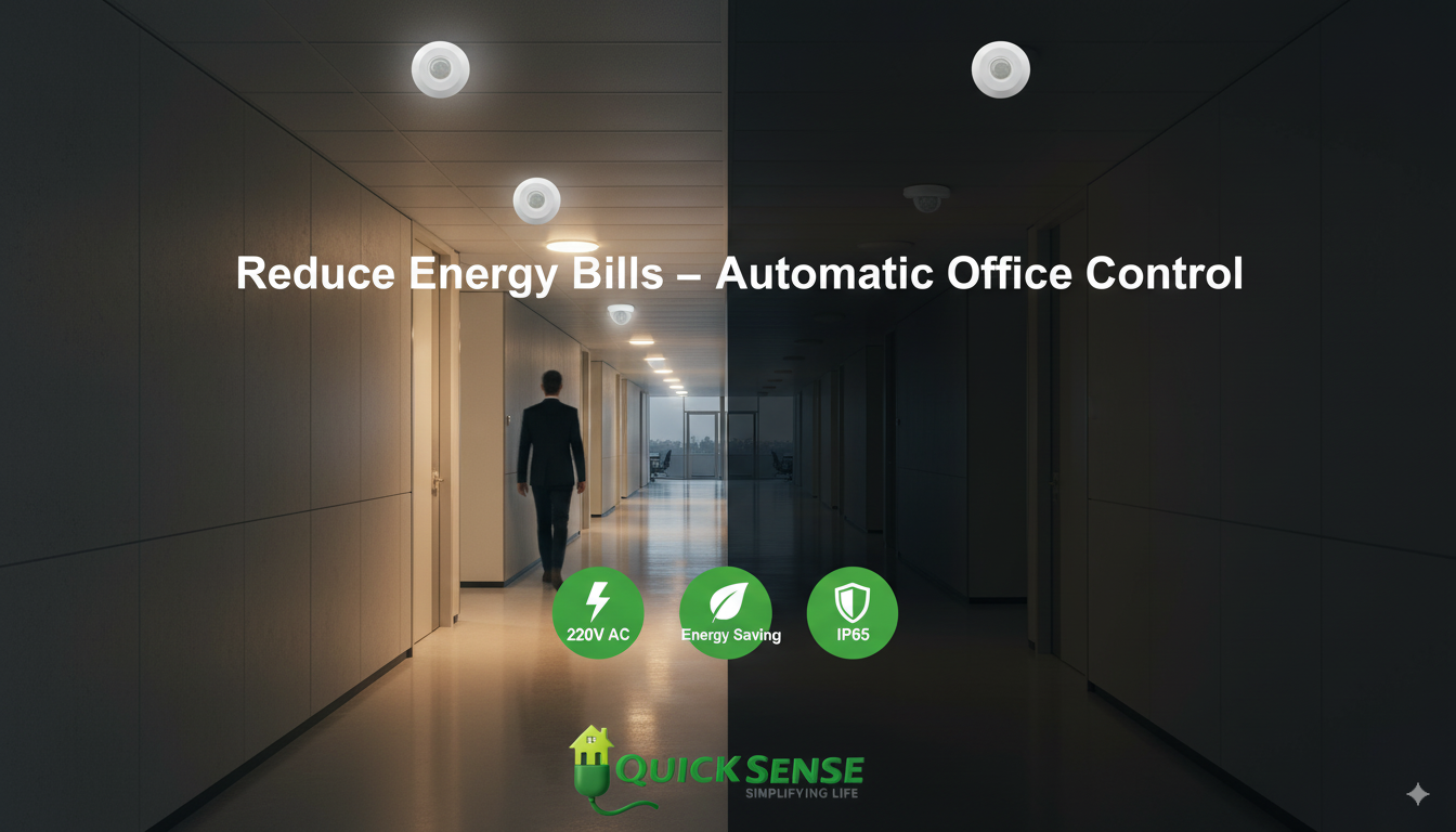 Ceiling Mount PIR Sensor Qs-08B