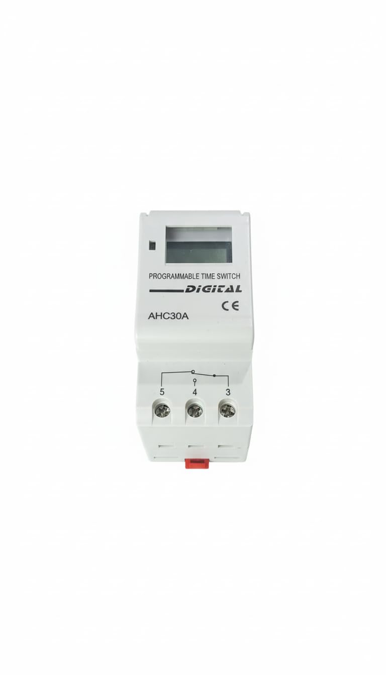 Quick Sense QS-T3-5pin DIN Rail Digital Timer Switch 24x7 Programmable Automation Controller