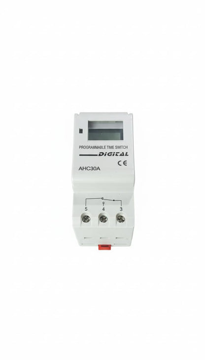 Quick Sense QS-T3-5pin DIN Rail Digital Timer Switch 24x7 Programmable Automation Controller
