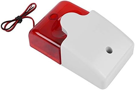 Quick Sense Mini Strobe Siren DC12V Weatherproof Flash Horn Alarm