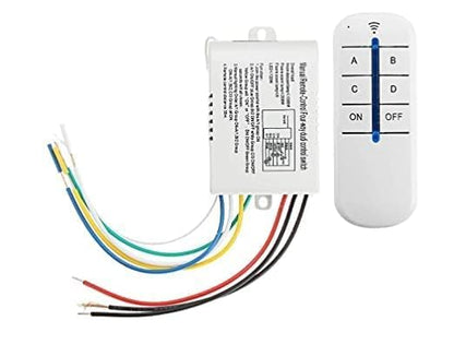 Quick Sense QS-RF01 4-Way RF Remote Fan and Light Switch