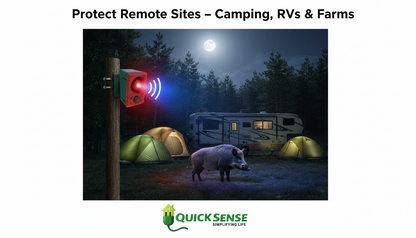Solar Motion Sensor Alarm QS-MSA01