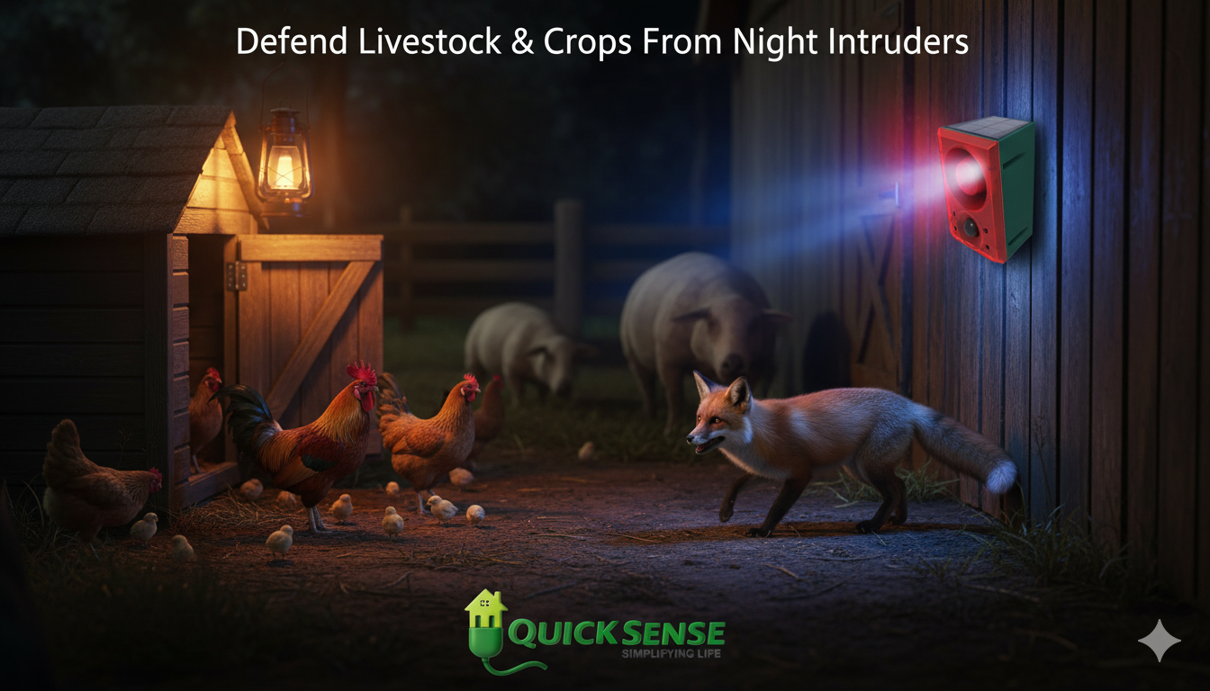 Solar Motion Sensor Alarm QS-MSA01