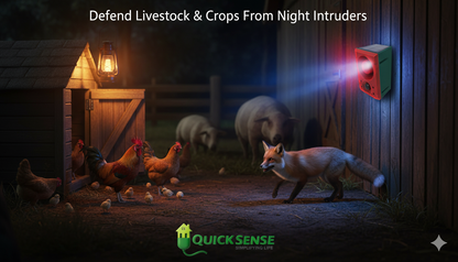 Solar Motion Sensor Alarm QS-MSA01