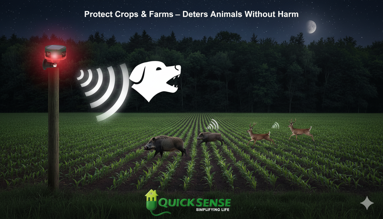 Solar Motion Sensor Alarm QS-MSA02 B2B