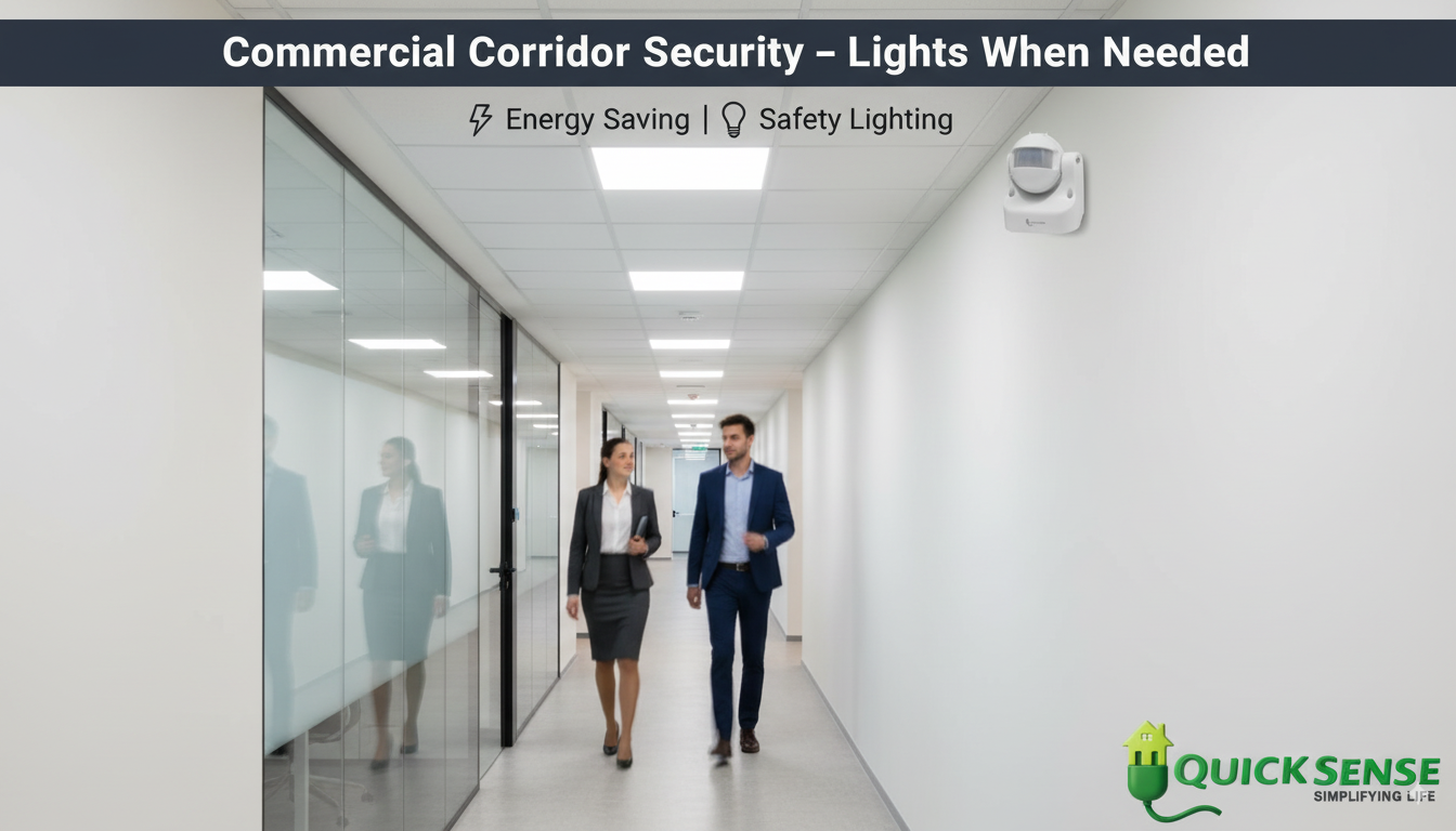 Wall Mount PIR Sensor Qs-09 B2B